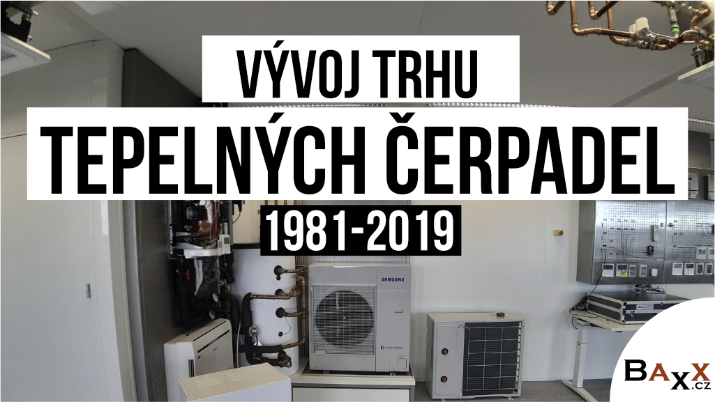 Trh tepelných čerpadel 1981 až 2019 - druhy, vývoj, prodeje