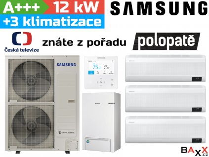 Samsung EHS TDM Plus + 3 klimatizační jednotky