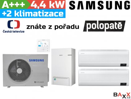 Samsung EHS TDM Plus 4,4 kW + 2 klimatizační jednotky