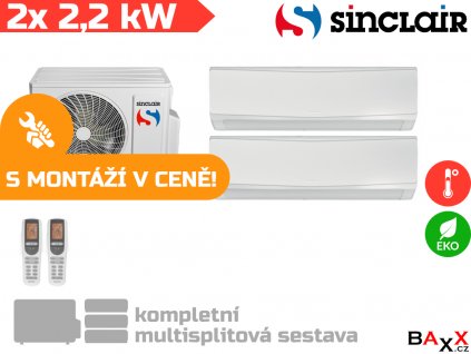Sinclair Keyon 2x 2,2 kW + 4,1 kW
