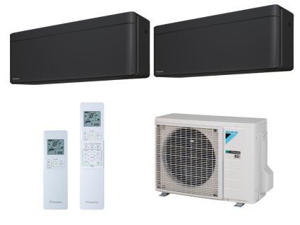 Daikin Stylish Black 2x 2,0 kW + 4,0 kW