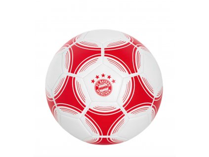 Futball labda FC Bayern München fehér - piros