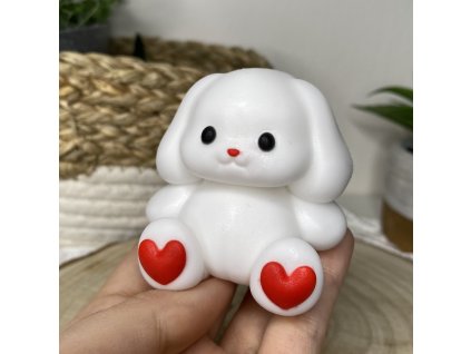 Squishy MINI Valentýnský králíček