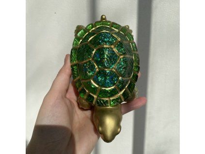 Dekorace Želvička Zelená