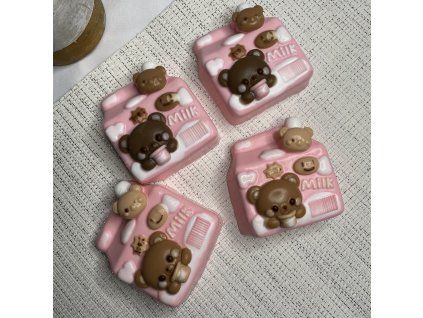 Squishy mléko růžové Sleva