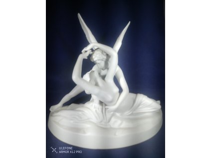 Sousoší Amor a Psyché - biskvit