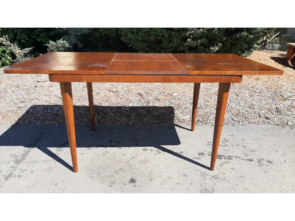 Rozkládací Jídelní Stůl + 4x Židle TON Thonet RETRO Vintage 70.-80. léta