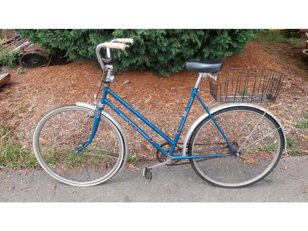 Kolo jízdní dámské, ESKA, retro, vintage