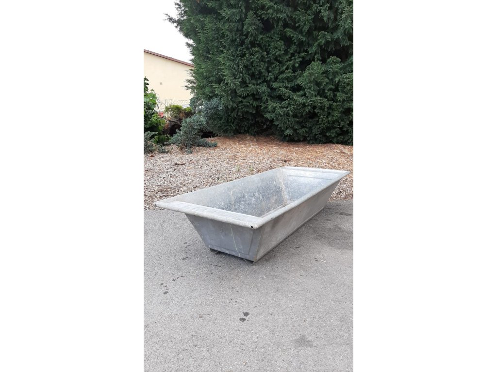 Staré Plechové Necky Vana Vanička Vintage RETRO