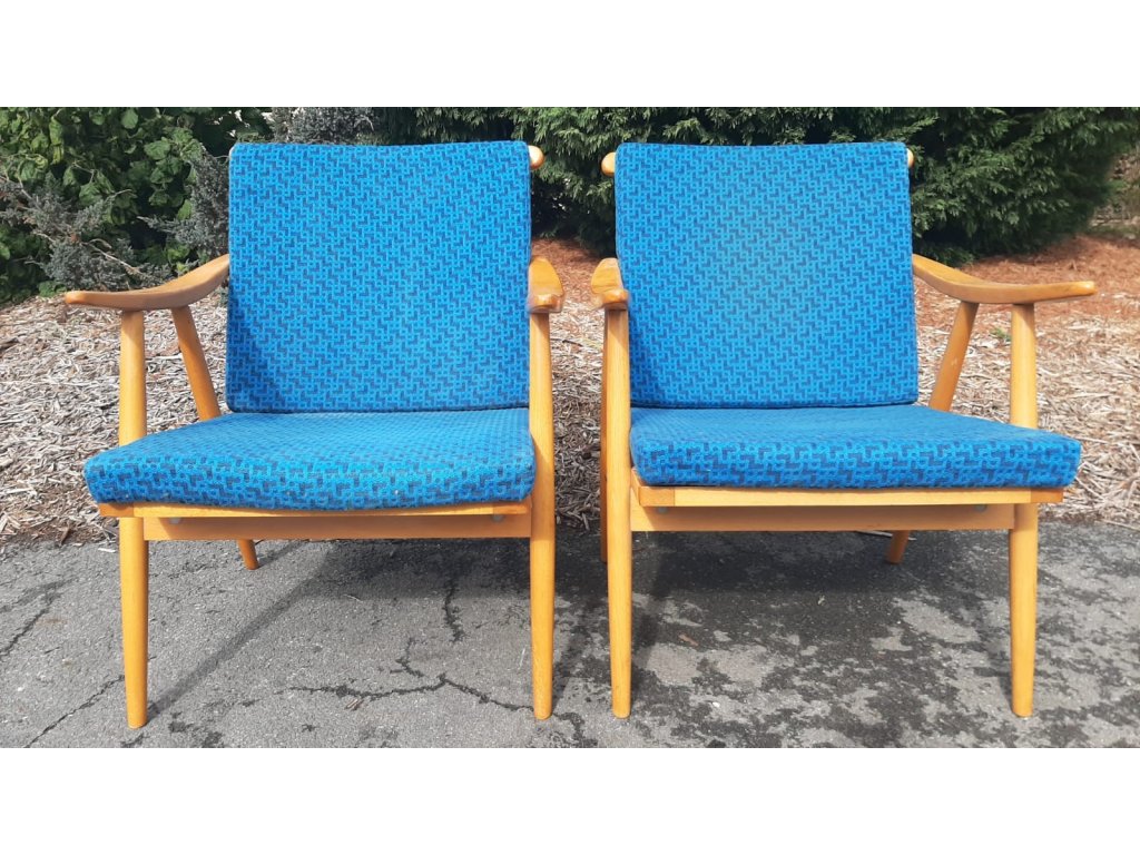 2x Křeslo TON, Thonet, Brusel, socialismus, vintage, 70.-80. léta