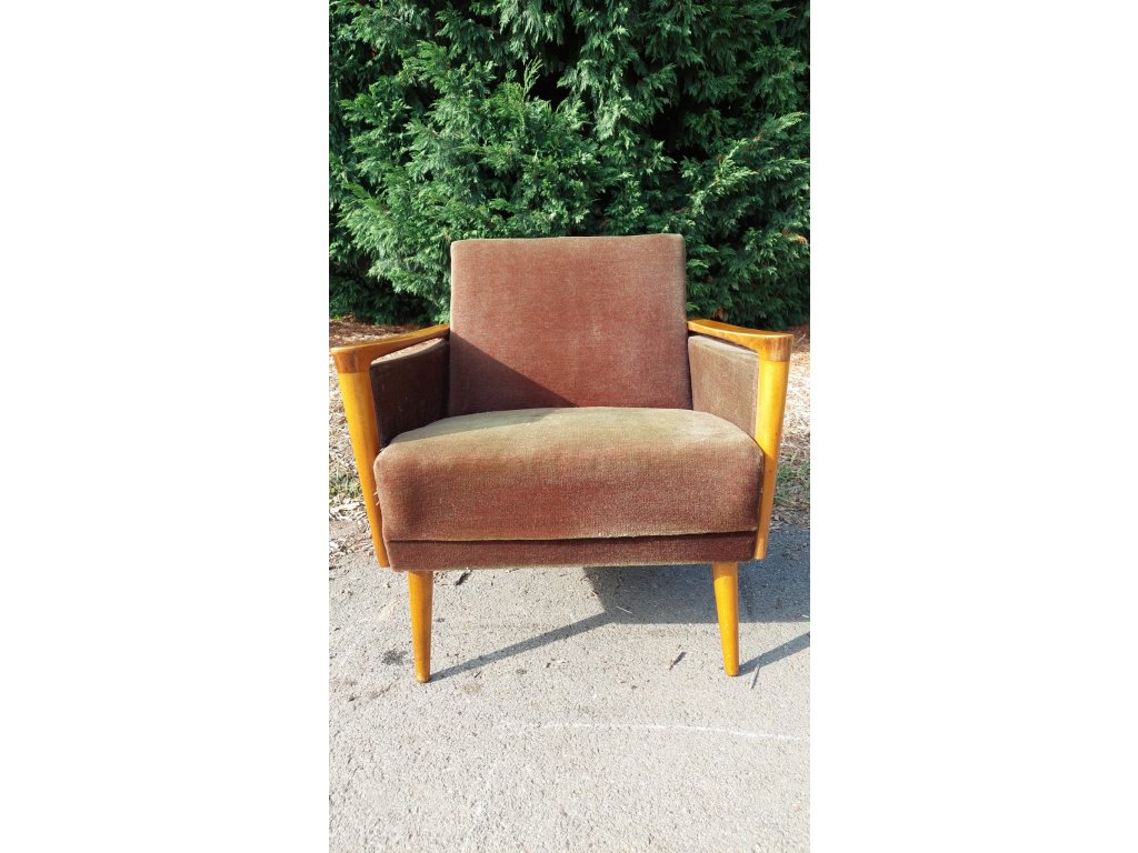 Designové křeslo socialismus vintage retro