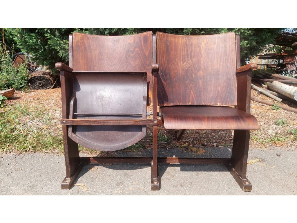 Kinolavice, dvousedák, křeslo, retro, vintage