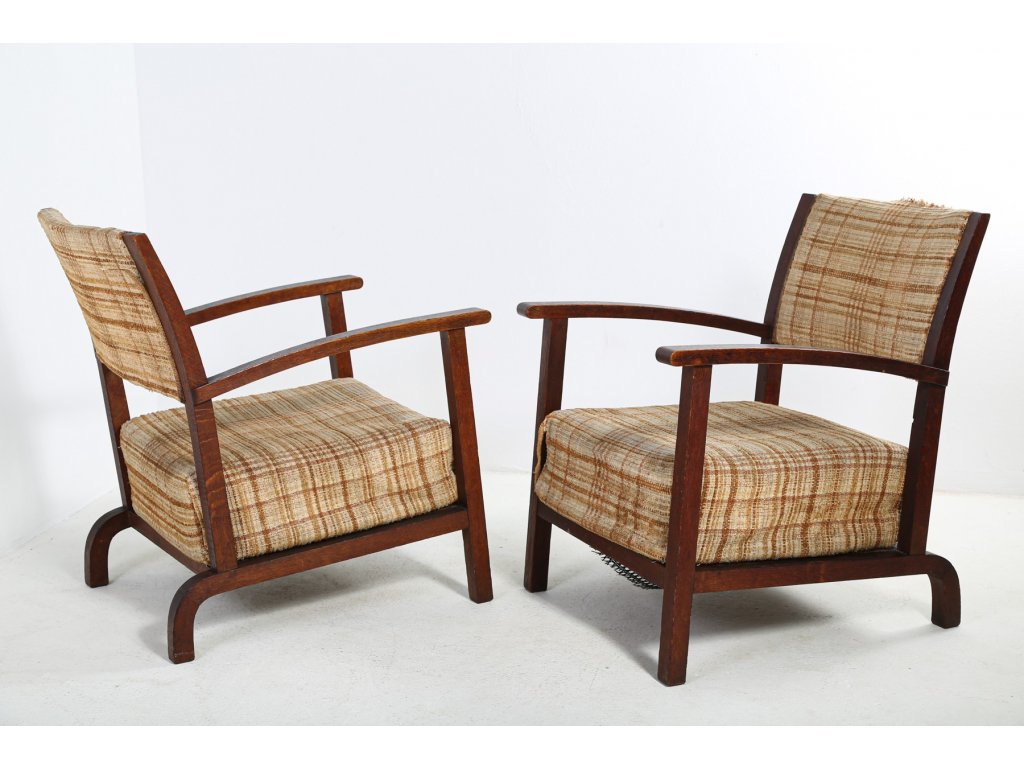 40 Křeslo ArtDeco HALABALA, retro, vintage