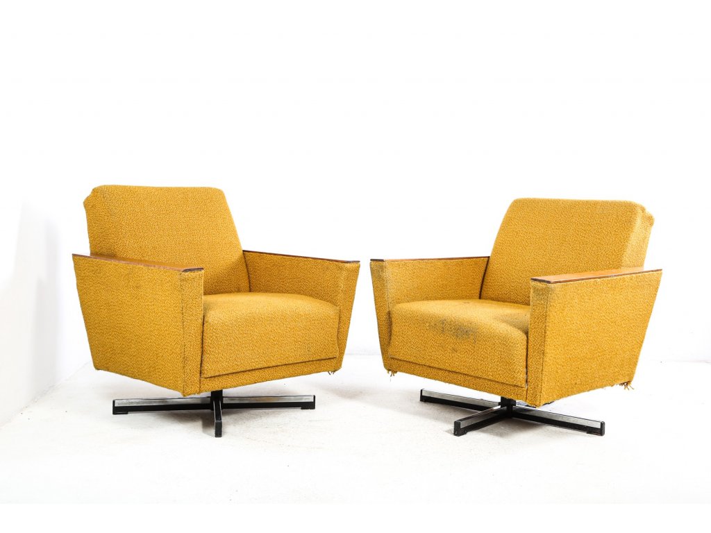 219 Křeslo otáčecí, retro, vintage,socialismus