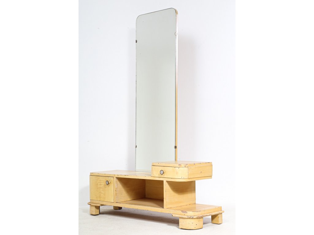 466 Komoda, galerka, zrcadlo, retro, vintage
