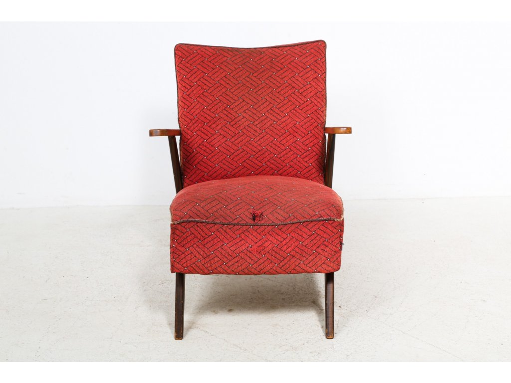 Křeslo k renovaci, retro, vintage, 50. léta