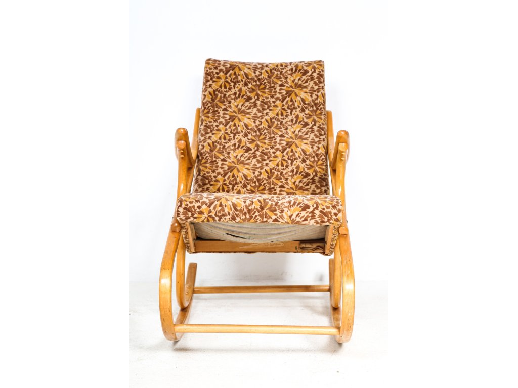 583 Křeslo houpací, retro, vintage, socialismus