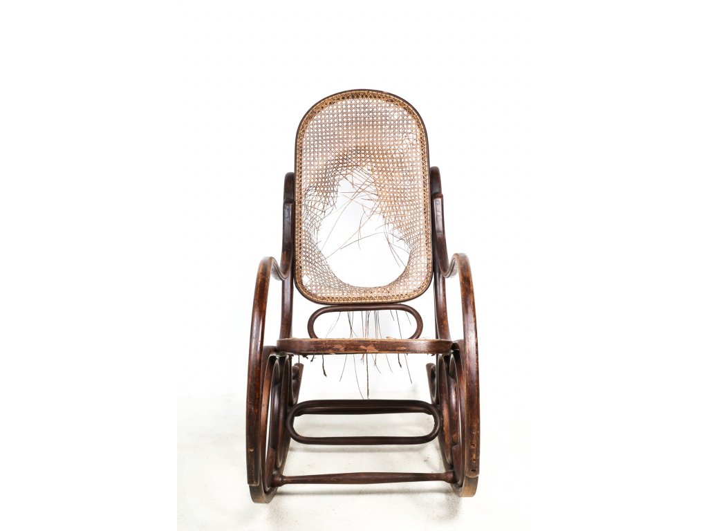 Křeslo houpací TON, Thonet, retro, vintage