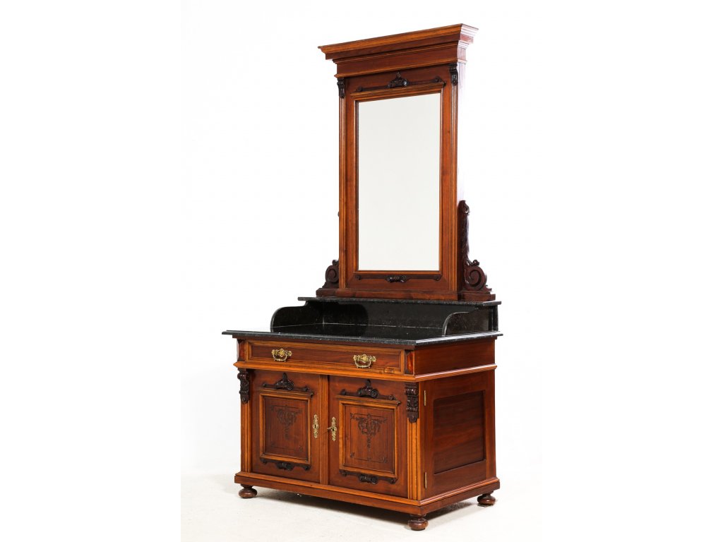 432 Komoda, galerka, sekretář, retro, vintage