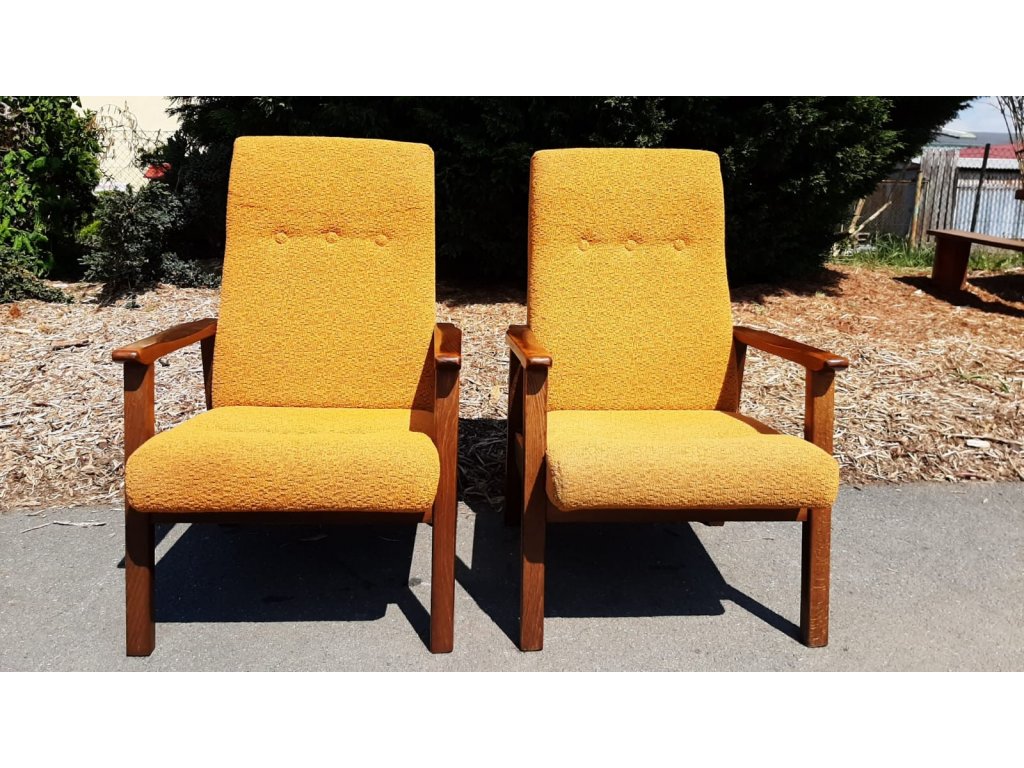 2x Křeslo socialismus, 70.-80. léta, retro, vintage