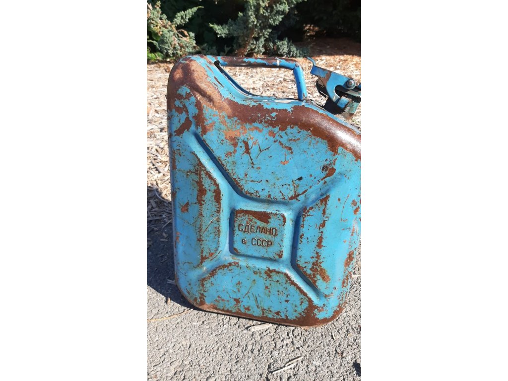 Starý Ruský Kanystr Vintage RETRO Krásná patina
