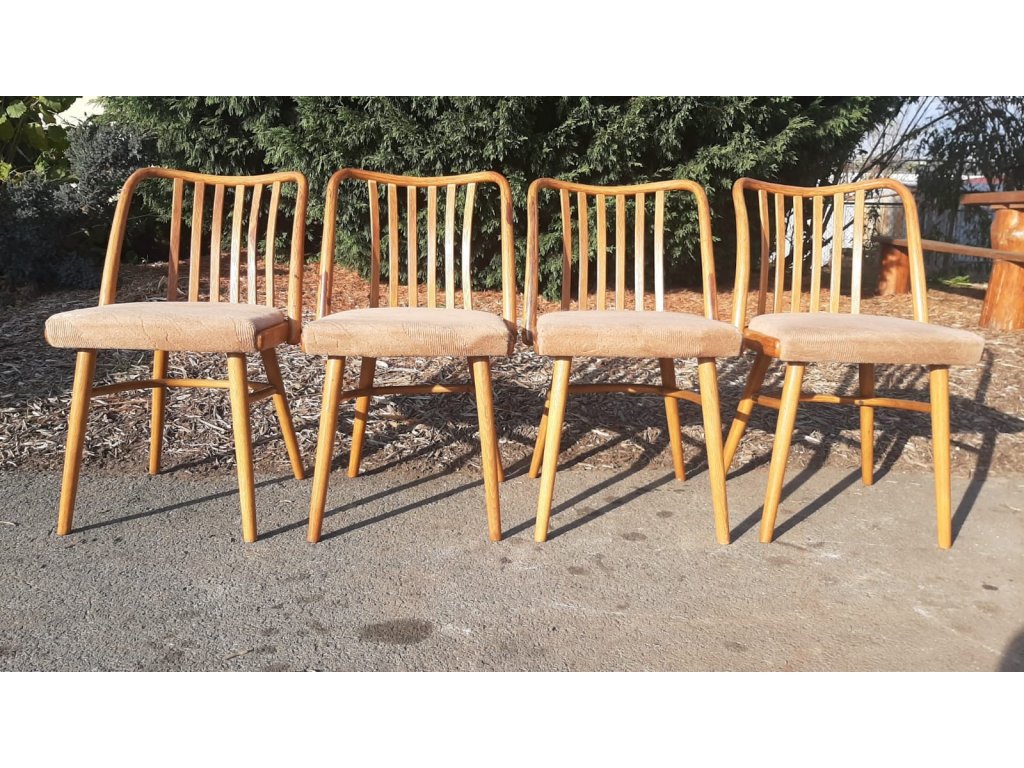 4x Jídelní kuchyňské židle Šuman vintage 70.-80. léta