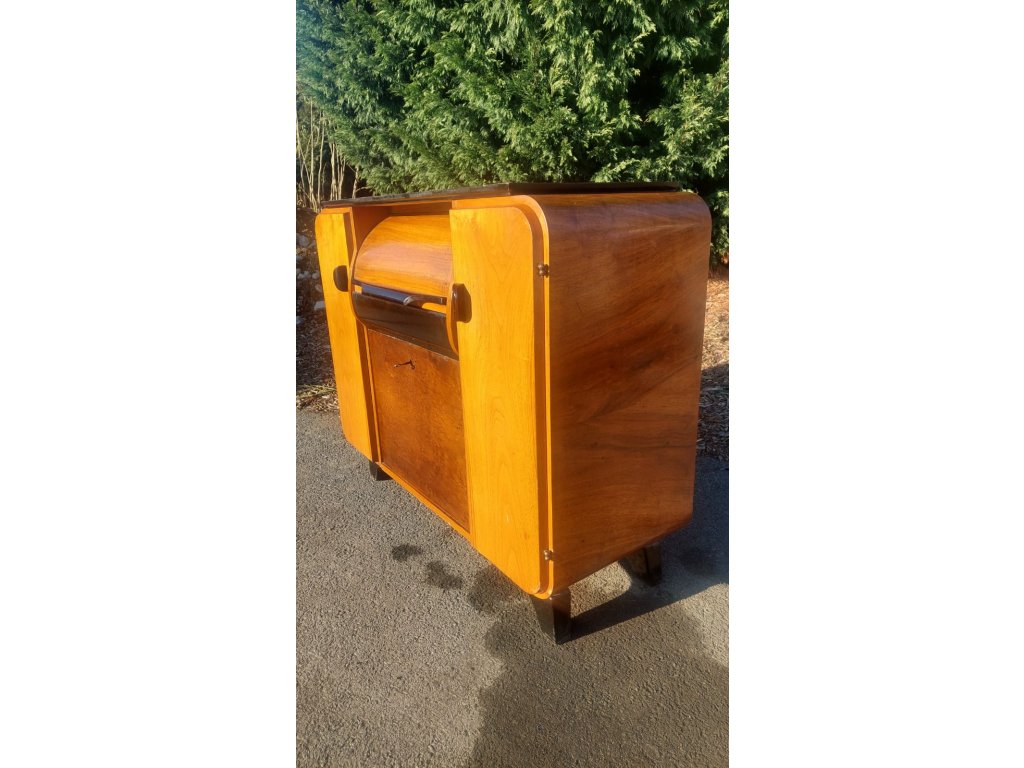 Komoda Gramo Skříňka Brusel 60.-70. léta Vintage