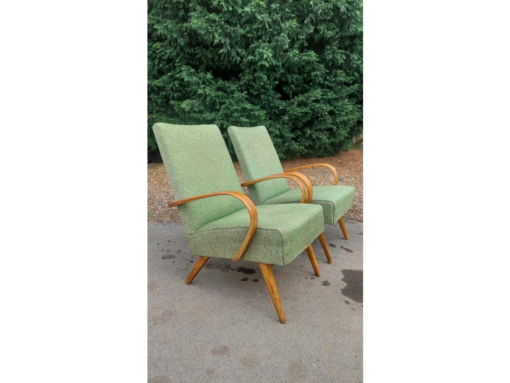 2x křeslo Ton, Thonet, retro, vintage, Brusel
