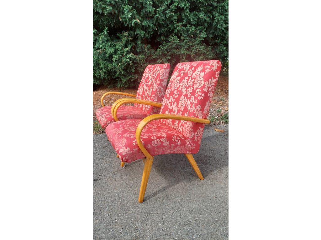2x křeslo Ton, Thonet, retro, vintage, Brusel