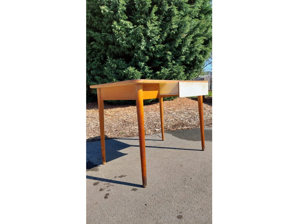 Umakartový Jídelní Kuchyňský Stůl 70.-80. léta Vintage RETRO