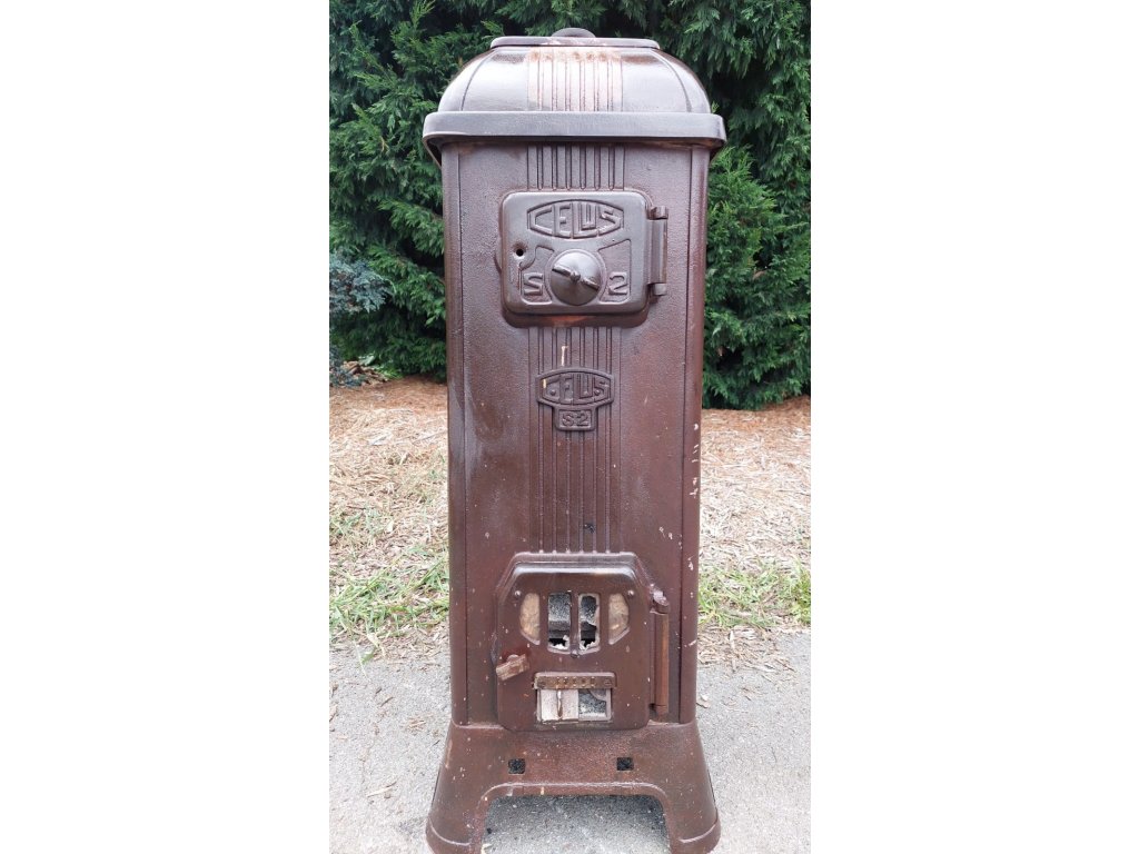 Americká kamna kamínka CELUS S2 vintage retro