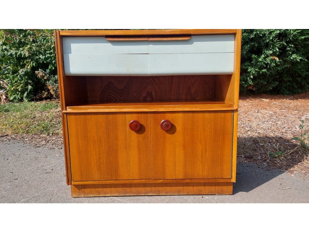 Komoda Skříňka Brusel EXPO 58 Vintage Socialismus