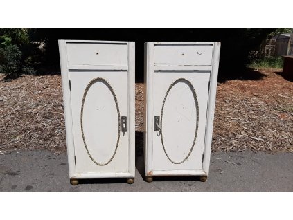 Noční stolek, komoda, skříňka Ludwig XVI., retro