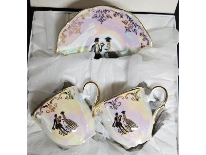 Porcelánové šálky Rokoko