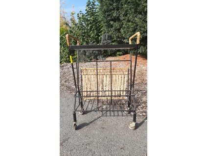 Odkládací Stůl Stolek na noviny časopisy Brusel 70.-80. léta