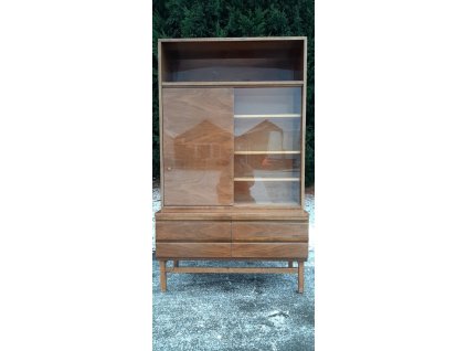 Komoda Vitrína Knihovna Obývací Stěna Brusel RETRO 70.-80.