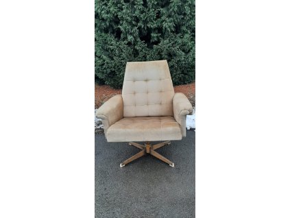 Otočné Křeslo Ušák Socialismus 70.-80. léta RETRO Vintage