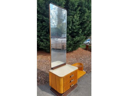 Galerka Toaletka Noční Stolek Zrcadlo 70.-80. léta Socialismus