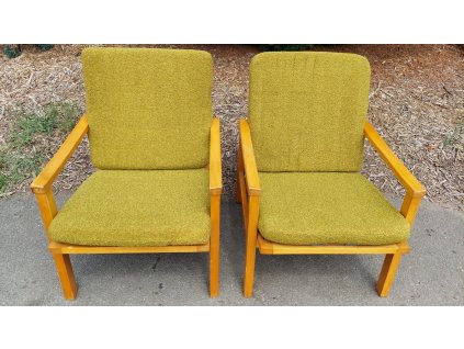 2x Křeslo, křesílko, 70. - 80. léta, vintage, socialismus, retro