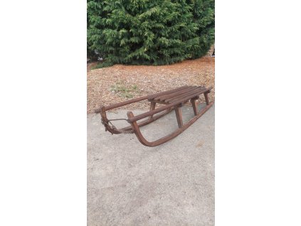 Staré Dřevěné Sáně