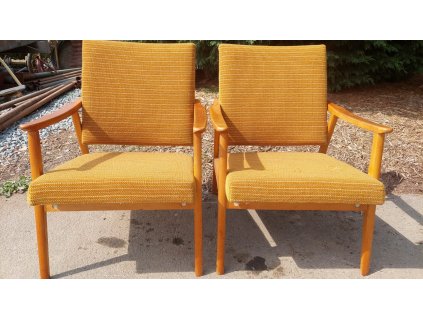 Křesla, křesílka Ton, Brusel, retro, vintage