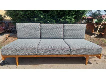 Gauč rozkládací, postel, pohovka, Brusel, retro, 60. léta