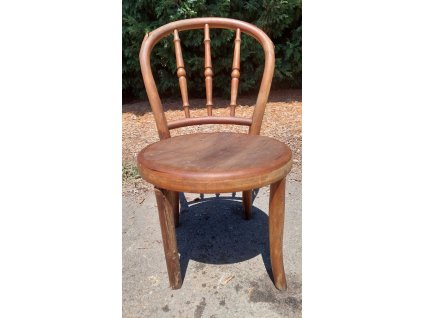 Židle, židlička dětská Fischel, Thonet, retro, vintage