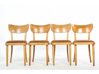 10 4x Židle TON, Thonet, retro, socialismus