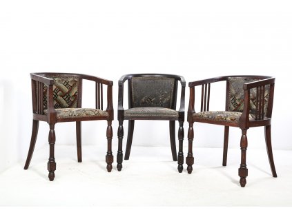 144 3x Křeslo k renovaci, židle, retro, vintage