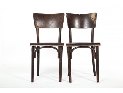 (70) 2x Židle TON, Thonet, retro, vintage