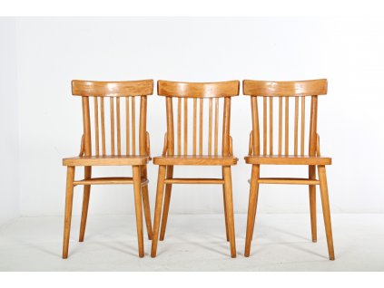 107 3x Židle TON, retro, vintage, socialismus