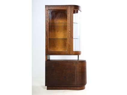 256 Komoda, knihovna, bar, 40. léta, vitrína, skříňka