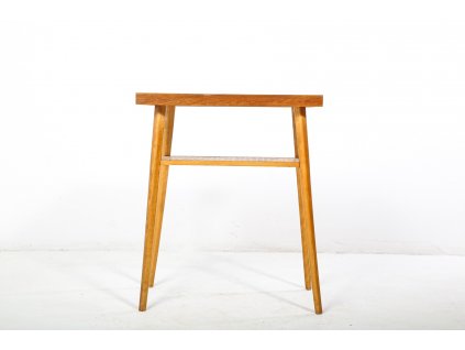 69 Stolek květinový, odkládací s výpletem, retro