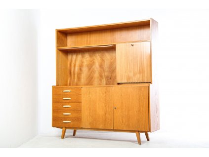 (222) Komoda, vitrína, sekretář, knihovna, retro
